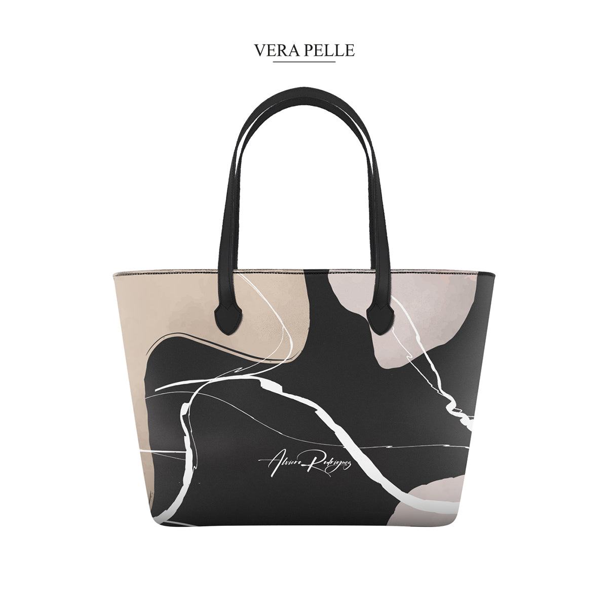 Shopper Pelle Fashion Ink