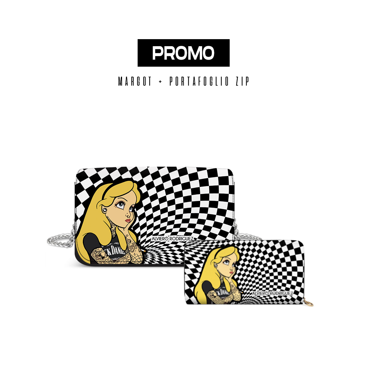 Promo Margot + Portafoglio Zip Alice Tattoo