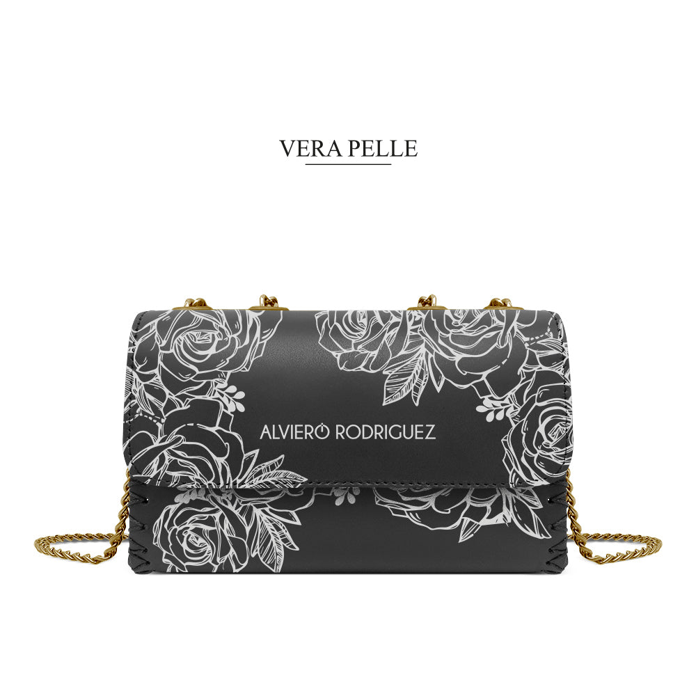 Borsa Madame Roses White