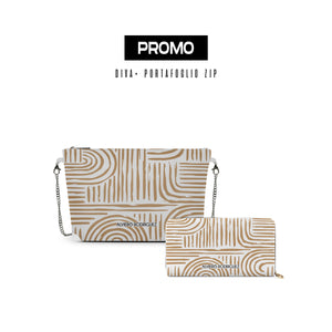 Promo diva + Portafoglio Zip Bianco Cheope