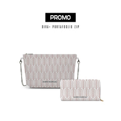 Promo diva + Portafoglio Zip Bianco Arabic