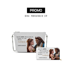 Promo diva + Portafoglio Zip bianca Felicità