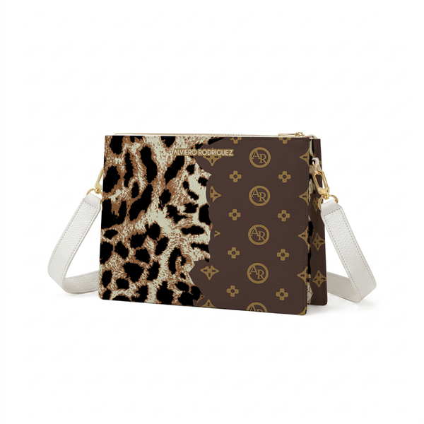 BORSA LOLLYPOP LEOPARD BROWN