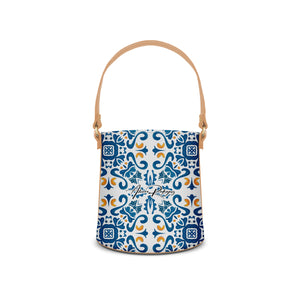 Borsa Secchiello Maioliche Blu