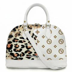 BORSA ALISYA LEOPARD WHITE