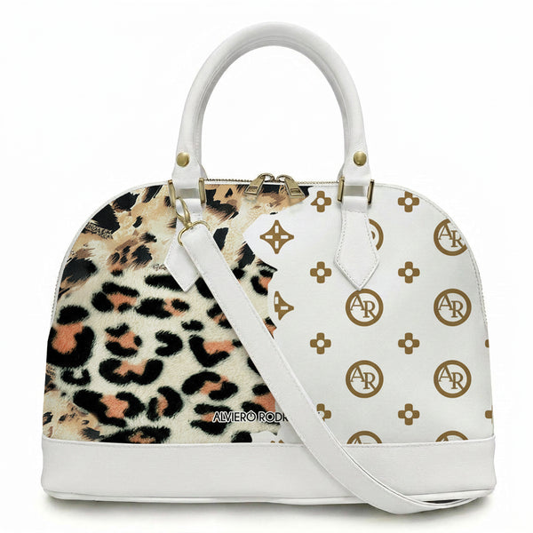 BORSA ALISYA LEOPARD WHITE