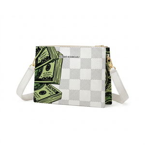 BORSA LOLLYPOP DOLLAR WHITE
