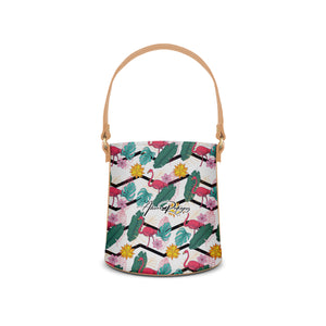 Borsa Secchiello Elegant Tropical
