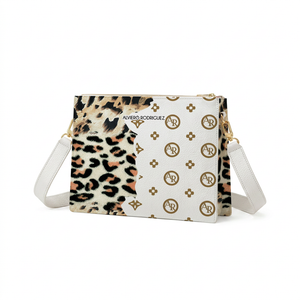 BORSA LOLLYPOP LEOPARD WHITE