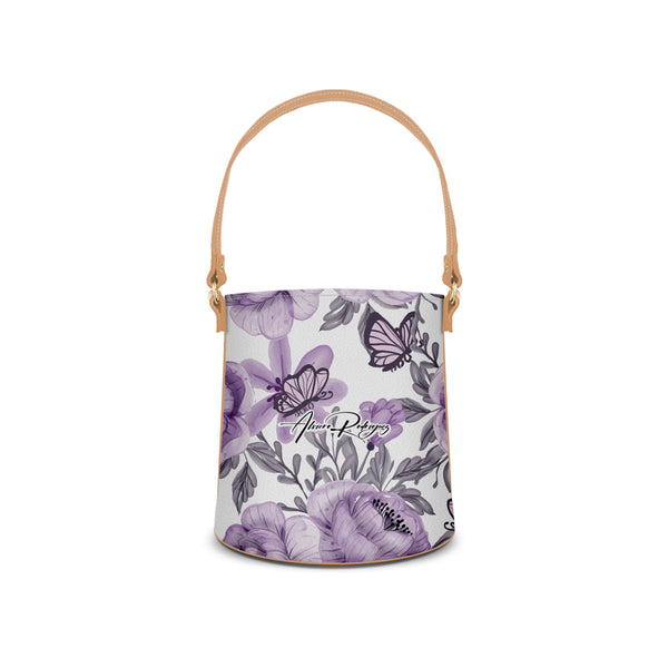 Borsa Secchiello Butterfly Violet