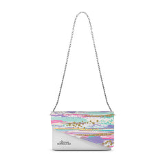 BORSETTA ELEGANCE BIANCA ABSTRACT BRUSH