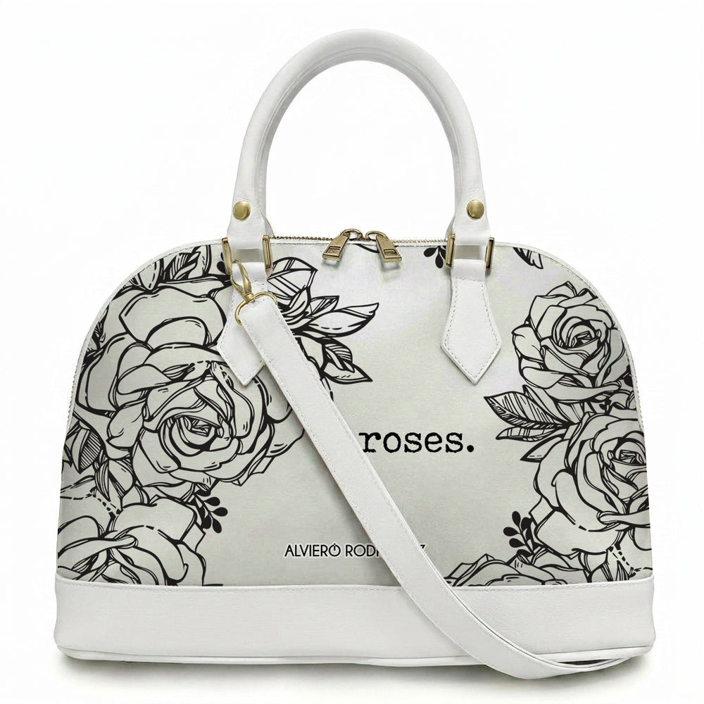 BORSA ALISYA ROSES WHITE