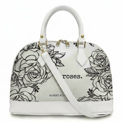 BORSA ALISYA ROSES WHITE