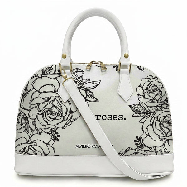 BORSA ALISYA ROSES WHITE