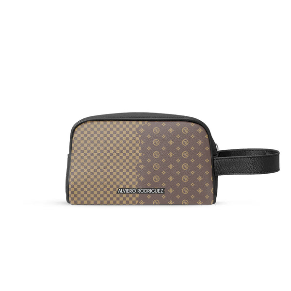 POCHETTE TIAGO PATTERN BROWN