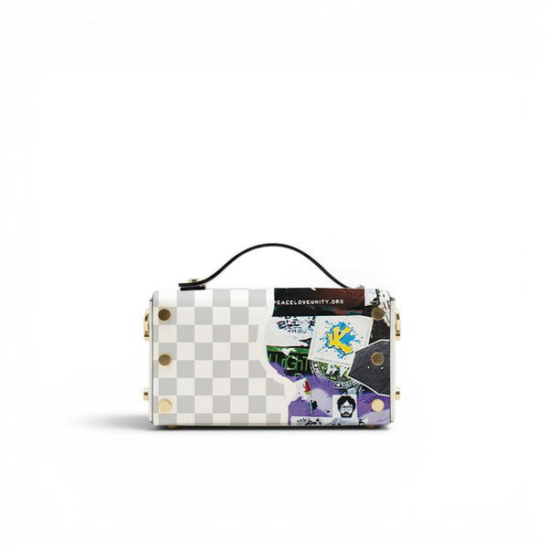 Borsa Chery Street Pattern White