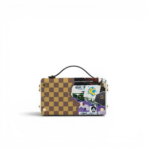Borsa Chery Street Pattern Brown