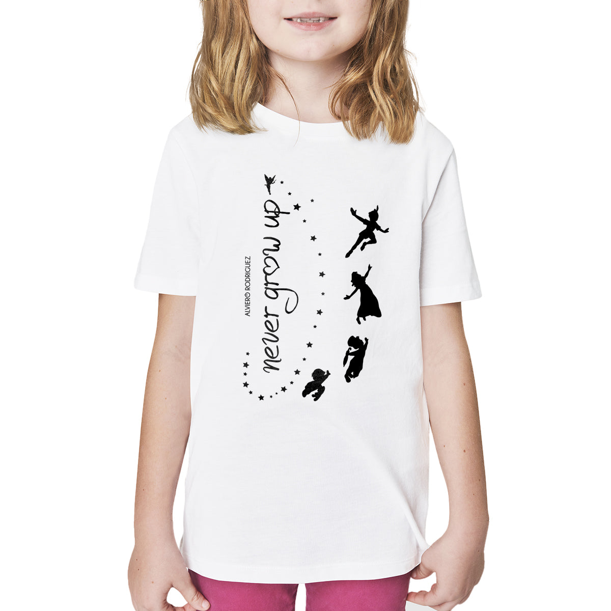 T-Shirt Bambina Never grow up