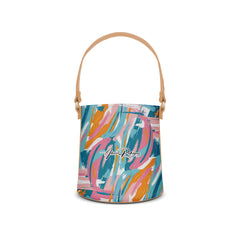 Borsa Secchiello Abstract Painted