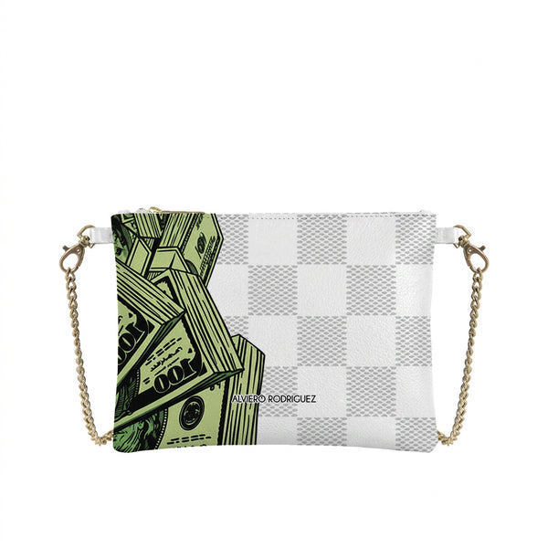 Pochette Teddy DOLLAR BIANCO
