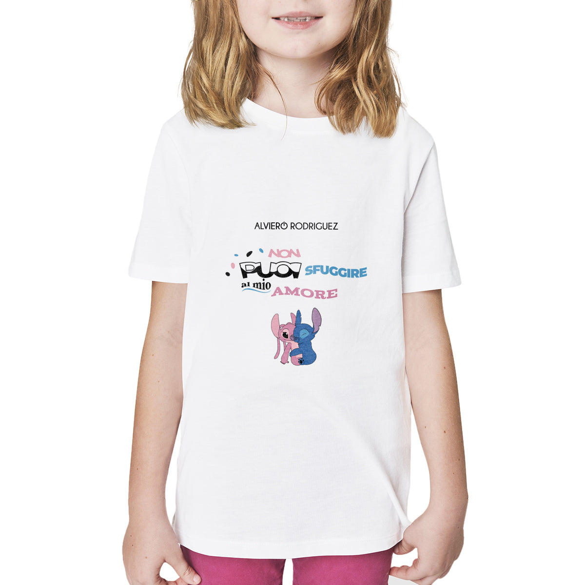 T-Shirt Bambina Non puoi sfuggire