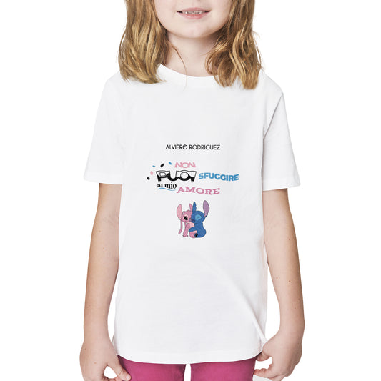 T-Shirt Bambina Non puoi sfuggire