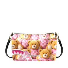 NOEMY BAG TEDDY PATTERN BEIGE E ROSA