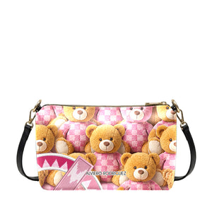 NOEMY BAG TEDDY PATTERN BEIGE E ROSA