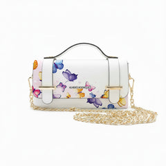 Borsa Chery White Butterfly
