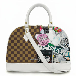 BORSA ALISYA HALF BROWN