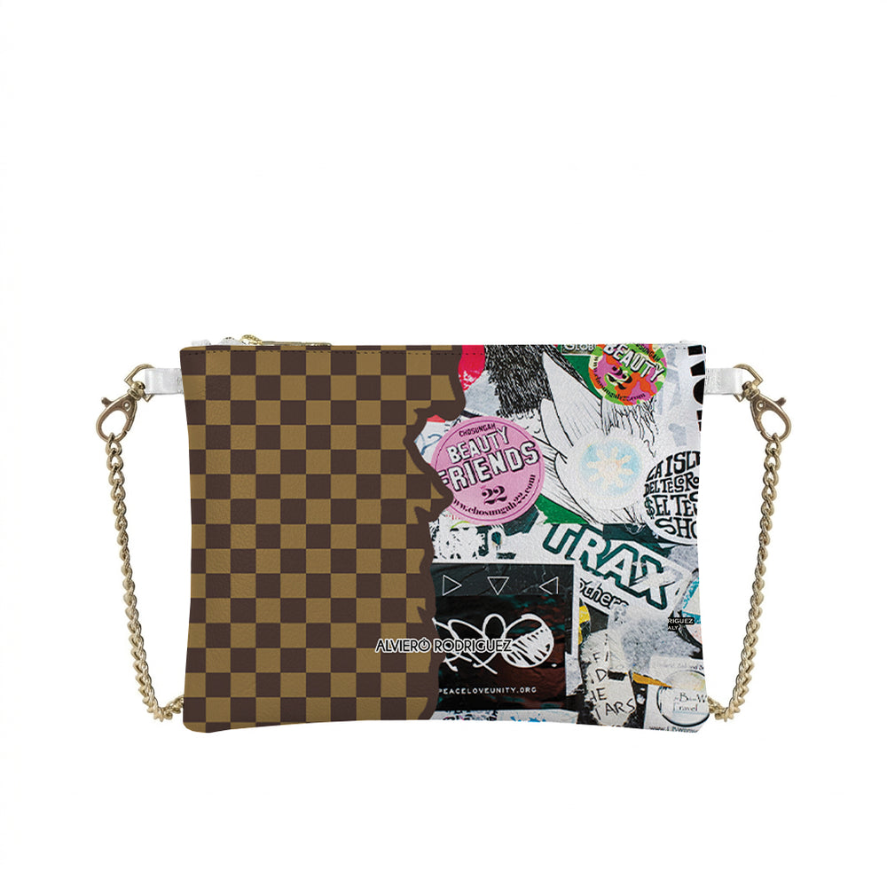 Pochette Teddy HALF BROWN