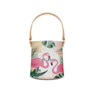 Borsa Secchiello Flamingo