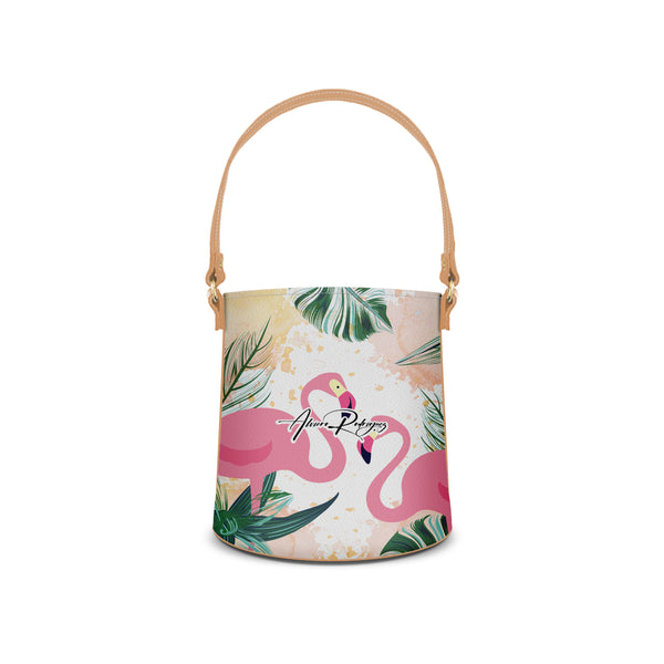 Borsa Secchiello Flamingo