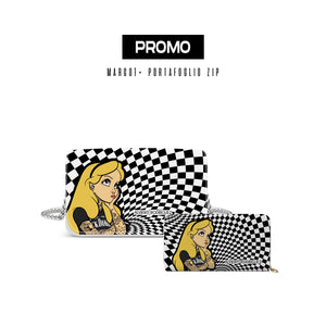 Promo Margot + Portafoglio Zip Bianco Alice Tattoo