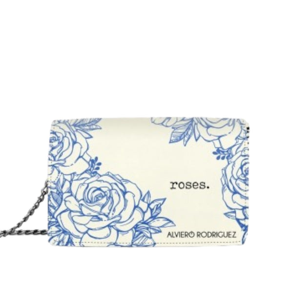 Tracolla Roses Blu Bianca