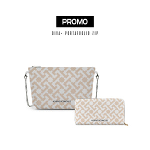 Promo diva + Portafoglio Zip Bianco Essential Line