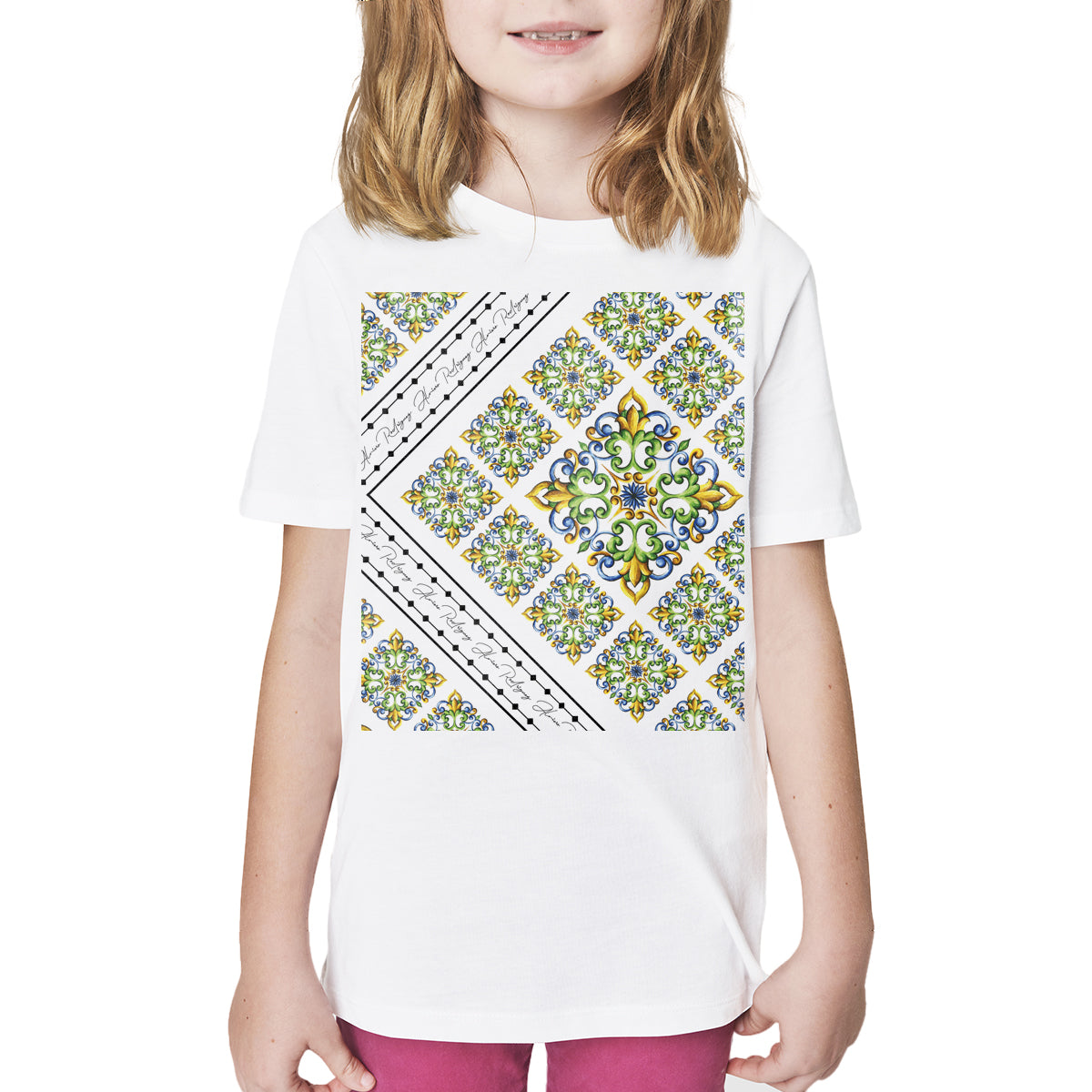 T-Shirt Bambina Hope Maioliche