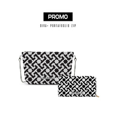 Promo diva + Portafoglio Zip Bianco Essential Line Black