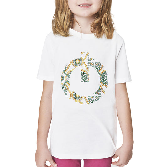 T-Shirt Bambina Maioliche Gialle