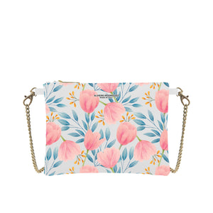 Pochette Teddy flower watercolor