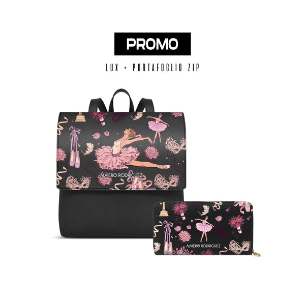 Promo Zainetto Lux + Portafoglio Zip Ballet