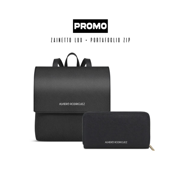 Zainetto Lux + Portafoglio Zip Basic