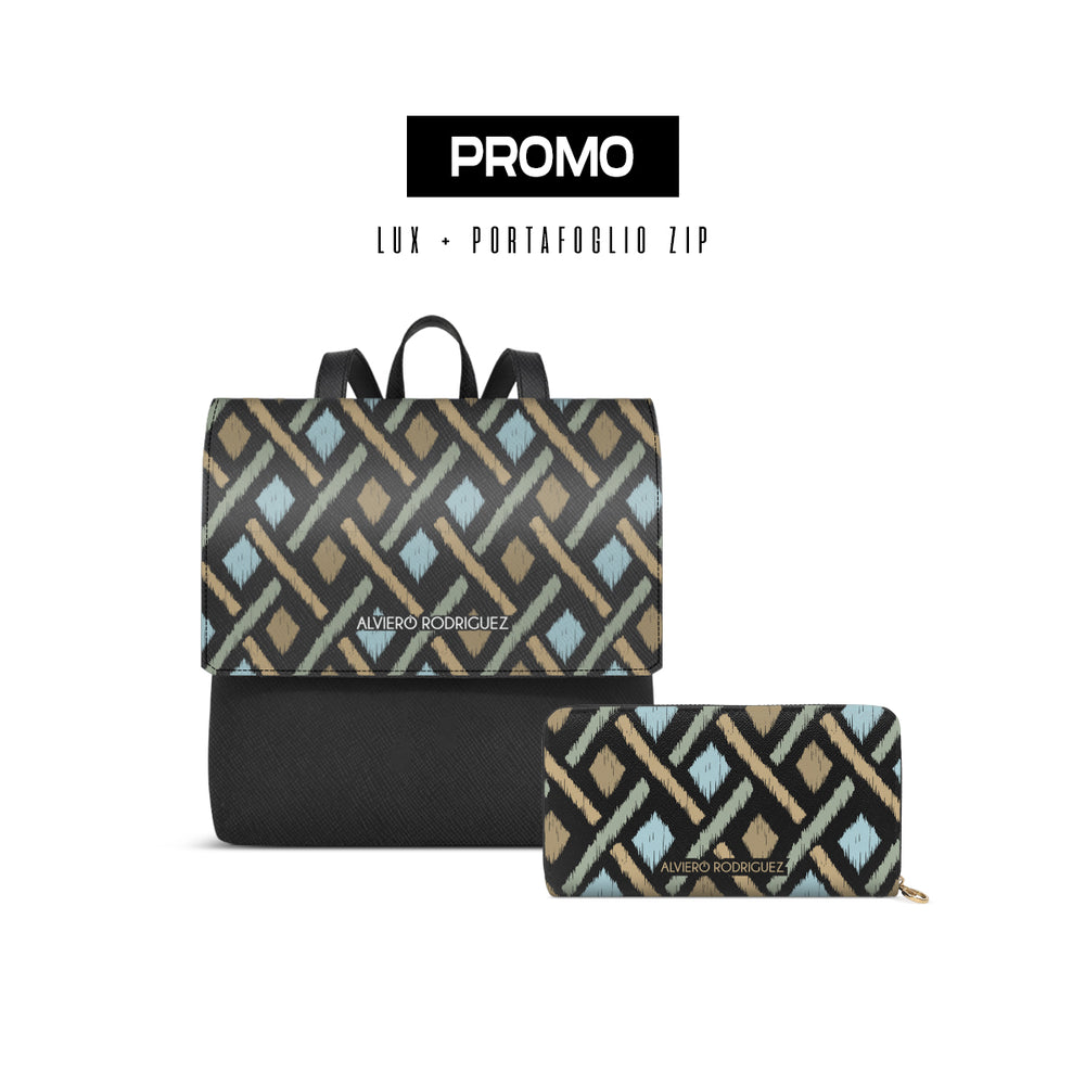 Promo Zainetto Lux + Portafoglio Zip Boho Style