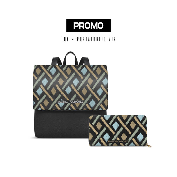 Promo Zainetto Lux + Portafoglio Zip Boho Style