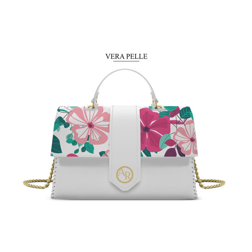 Borsa Bianca Alice Flowers Season
