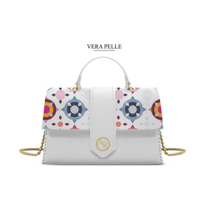 Borsa Bianca Alice Color Maioliche