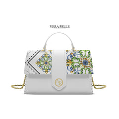 Borsa Bianca Alice Hope Maioliche
