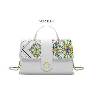 Borsa Bianca Alice Hope Maioliche