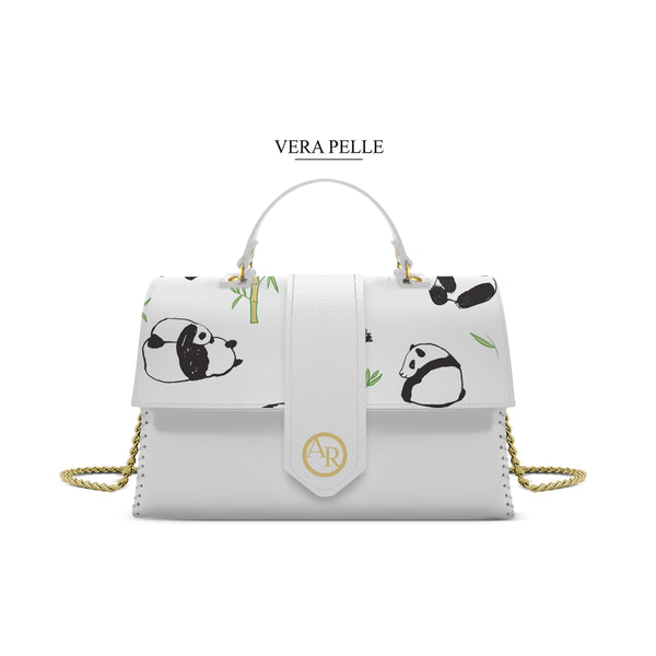Borsa Bianca Alice Pandas