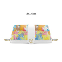 Borsa Bianca Royal Abstract Watercolors